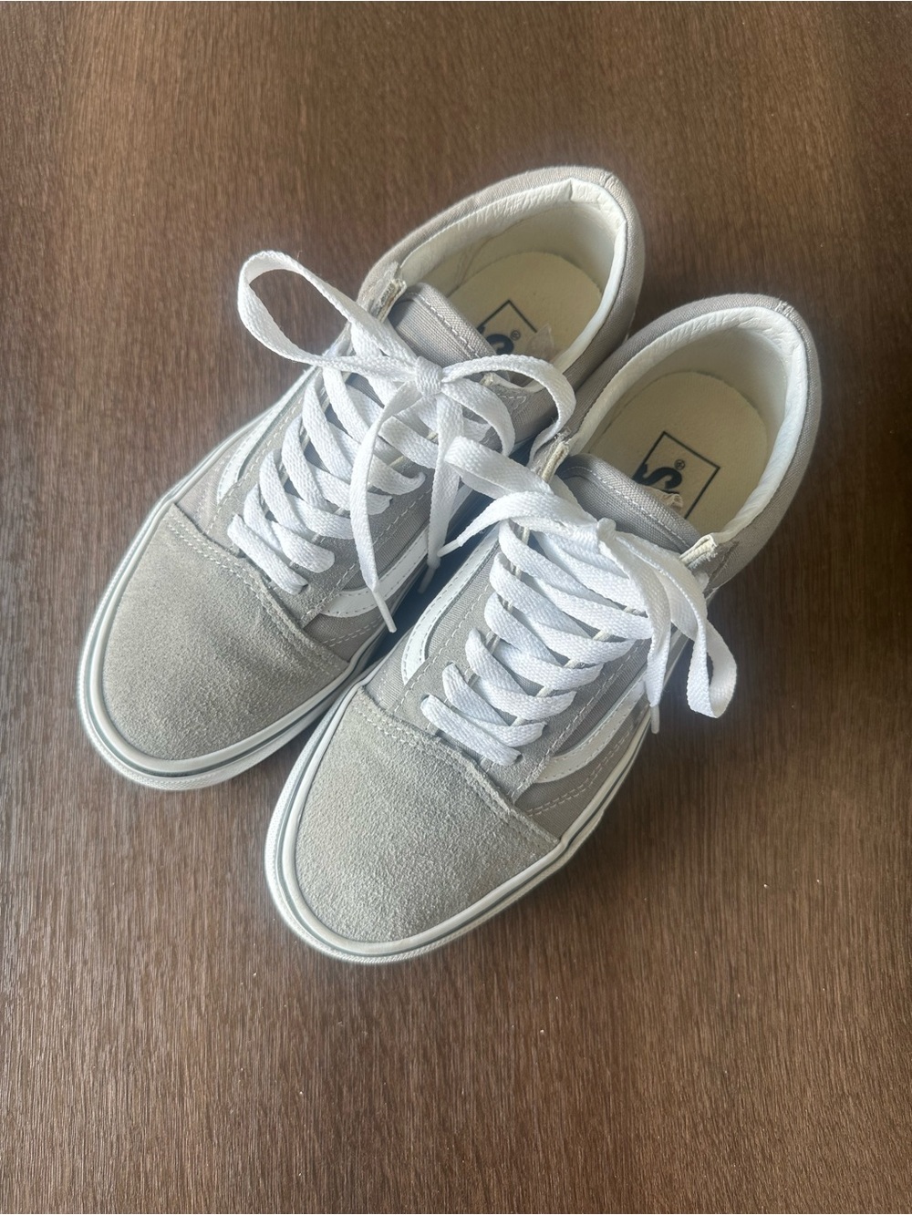 Vans Classic Old Skool Shoe in Gray/White | US Women’s Size 7.5